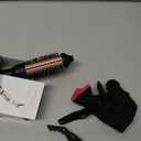 Thermal Brush, MINI & Tiny 1 Inch Ionic Heated Round Brush for Smooth Style, Tourmaline Ceramic Cepillo para Pelo for Short to Medium Hair, Adjustable Temperature, Dual Voltage, Compact-Size (Black)