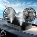 Car Fan, 12V Vehicle Fan for Car, SUV, RV - Powerful Air Circulator