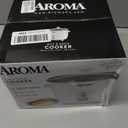 AROMA Rice Cooker, 3-Cup (Uncooked) / 6-Cup (Cooked), Small Rice Cooker, Oatmeal Cooker, Soup Maker, Auto Keep Warm, 1.5 Qt, White, ARC-363NG