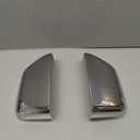 Driver and Passenger Side Top Half Towing Mirror Cap Cover Chrome for Ford F150 2018-2025, F150 Lightning 2022-24, F250 F350 2017-2024, F450 F550 Super Duty 2017-19