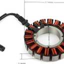 29987-06 Stator FIT For Harley Davidson Electra Glide, Road King,Road Glide 2006-2013,Street Glide 2006-2015 50 Amp 3 phase,OEM 29987-06 29987-06A