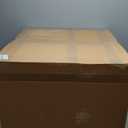 Amazon Basics Office Computer Task Desk Chair with Padded Armrests, Mid-Back, Adjustable, 360 Swivel, Rolling, 275 Pound Capacity, 24.2"D x 24"W x 34.8"H, Black Faux Leather