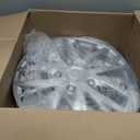 16 Inch Hubcaps with Adjustable Steel Retention Rings, Premium ABS Universal Fit, Set of 4 Wheel Covers (Silver)