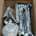 JOYIN 5 Pcs Halloween Skeleton Decorations Outdoor, Life Size Skeleton Yard Stakes, Groundbreaker Skulls Decor for Graveyard Yard Lawn Garden Ground Party Supplies