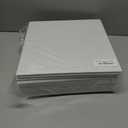 12-Pack Large Cork Board: 48x36 Inch Bulletin Board with 72 Damage-Free Pads & Push Pins for Office Home Wall, White Felt Alternative