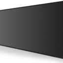 KTRIO Large Gaming Mouse Pad Desk Mat, Superior Micro-Weave Cloth for Precise Mouse Control, Non-Slip Rubber Base, Stitched Edges, Water-Resistant, for Gamer, Office & Home, 31.5" x 11.8" inches (Black Stealth)