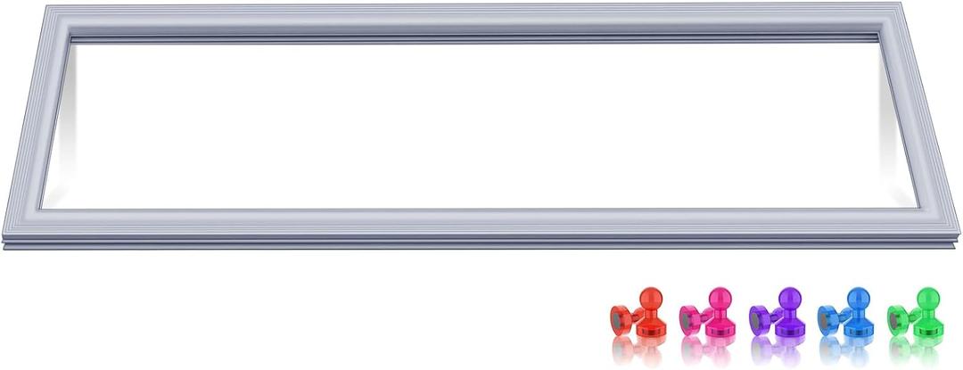Upgraded DA63-06538B Freezer Door Gasket Compatible with Samsung Refrigerator Freezer Door Gasket RS25J500DSR/AA Door Gasket, DA97-08239A DA97-08239B RS261MDRS RS25H5111SR Fridge Door Seal, Gray