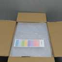 6 Pack Photo Storage Box, Fits 8" x 10" Photo, Large Plastic Scrapbook Paper Storage with Snap-Tight Latch for Protecting Photos, Crafts, Office Supplies, Files, Scrapbooks, Christmas Postcard