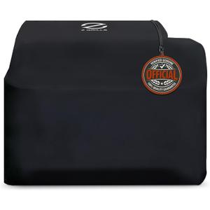 Z GRILLS Pellet Grill Cover 55 Inch | Official Genuine | Upgraded 600D Polyester Fabric, Heavy Duty, Waterproof, Weather Resistant Full Length Grill Cover for 11002B Pellet Smoker