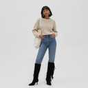 Modatope Knee High Boots Women Kitten Heels Tall Boots Pointed Toe Long Boot for Women, 9.5