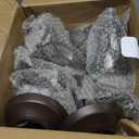 GIGALUMI 6 Pack, Solar Landscape Lights Warm White, Super Bright High Lumen Waterproof Metal Automatic Solar Pathway Yard Lights for Path, Garden, Lawn, Patio and Walkway (Brown)