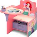 Delta Children Chair Desk with Storage Bin, Disney Princess, 20.5 Inches L X 22.8 Inches W X 23.2 Inches H