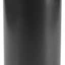 iDesign Freestanding Bathroom Toilet Paper Storage Holder with Lid for 3 Extra Rolls, Matte Black