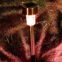 Solar Lights Outdoor Waterproof, Stainless Steel LED Landscape Lighting, Solar Garden Lights Solar Powered, Outdoor Solar Lights for Yard, Pathway, Walkway, Patio , Lawn - 1 Pack ( Multicolor )