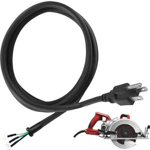 95104L for SKILSAW Saw Replacement Cord with SPT77WM SPT78W SPT70WM SPT70V SPT55 Circular Saw Heavy Duty Durable Power Cord for SKIL Saw Worm Drive Saw Power Tools M77 77 Parts