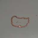 LEIFIDE Dog Chain Collar Diamond Link Puppy Collar 12 mm Wide Dog Necklace Metal Cat Chain Pet Crystal Necklace Jewelry Accessories for Small Medium Large Pet(16 Inch,Rose Gold, Pink)