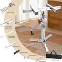 Cabinet Lift Jack-Cabinet Mounting Brackets Made of Stainless Steel Bracket for Static Loads Up to 330lb Two Lifting Options for Cabinet Lift Jack-47.24in Total Height