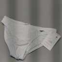 Speedo Men's Swimsuit Brief Comfort Waistband,32,Mijni White