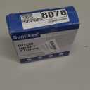 Suptikes 2 Pack Door Draft Stopper，Door Sweep for Exterior & Interior Doors, Door Bottom Seal Dust and Noise Insulation Weather Stripping Draft Guard Insulator, 1.8" W x 37" L, White