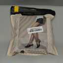 EXQUISLIFE Fleece Lined Tights Sheer Women - Fake Translucent Warm Pantyhose Leggings Sheer Thick Tights, for Winter (Small, Black)