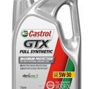 Castrol GTX Full Synthetic 5W-30 Motor Oil, 5 Quarts