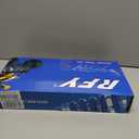 Newsmarts 2pcs Adjustable 15.75" 400mm Motorcycle Air Shock Absorbers for HONDA for Suzuki for Yamaha for Kawasaki ATV Go Kart Quad Dirt Sport Bikes, Gold and Black