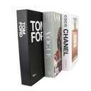 PTShadow 3 Pcs Decorative books Aesthetic Chic Faux Book Set for Room Dcor,Modern Home Decor Coffee Table Decor