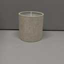 Chandelier Lamp Shades, Small Lamp Shades Clip-on Bulbs Only for Candelabra Bulbs, Beige Chandelier Shades 6 Pcs, Mini Lampshades for Chandeliers 5.1" X 5.1" X 5.3, Home Decor Fabric Linen Lampshade