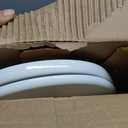 CHURCH Toilet Seat, Easy Clean Hinges Release for Deep Cleans, Durable Enameled Wood Seat, Elongated, White