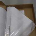 Office Cubicle Shelf - Height Adjustable Corner Shelf with Adjustable Hooks (Large White)