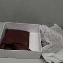 Modatope Knee High Boots Women Fold Over Knee High Boots Chunky High Heels Long Boots Zipper Pointed Toe Dress Tall Boots for Women (10, Burgundy Pu)