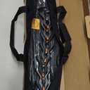 EMART Backdrop Stand 10x7ft(WxH) Photo Studio Adjustable Background Stand Support kit with 2 Crossbars, 8 Clamps, 2 Sandbags and Carry Bag for Parties, Events Decoration, Wedding, Photography (Black)