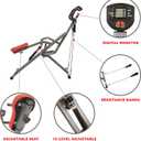 Sunny Health & Fitness Row-N-Ride Trainer for Full-Body Home Exercise