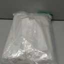 Hosuly Banister Guard 18 x 3 ft Balcony Netting for Kids Pets Stairway Safety Net Baby Fence Door Balcony Netting Safety Mesh Stair Net with No Drilling for Apartment Railing(White)