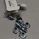 10 Pcs Nm Clamp Type Cable Connectors 1/4 Inch Metal Electrical Box Connectors Wire Clamps for Metallic Conduit Protect Cables Silver, Zinc Alloy