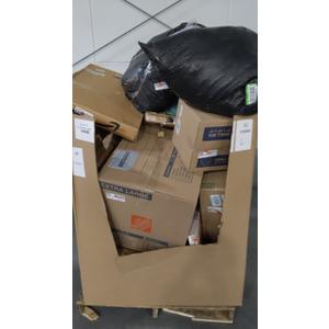 pallet of salvage items