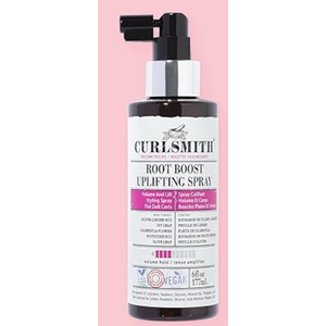CURLSMITH Root Boost Uplifting Spray - Root lifting Spray for Curly Hair, Lightweight Curl Volumizer, For all Curl Types, For Flat Dull Curls, Vegan & Cruelty Free (6 oz)