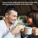 2 Noise Cancelling Ear Plugs, Beinkap Sleeping Earplugs with 12 Silicone Soft Reusable Ear Tips for Social Gatherings, Work, Sleeping, Concerts, Parenting, Conversation, 28 dB Noise Reduction (Blue)