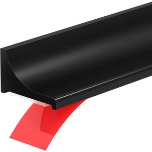 39Inch Shower Threshold Water Dam, Self-Adhesive Silicone Shower Barrier Water Stopper Shower Door Bottom Seal Strip Shower Splash Guard for Bathroom Kitchen Bathtub