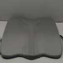 Car Seat Cushion - Comfort Memory Foam Seat Cushion for Car Seat Driver, Tailbone (Coccyx) Pain Relief, Car Seat Cushions for Driving (Gray) (Grey)
