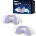 2 PCS N30i Nasal Cushion for AirTouch N30i (S),1 pc Soft Fabric Nasal Cushion& 1 pc Velvet-Lined CPAP Nasal Cushion for AirTouch N30i,Soft Fabric for All Seasons, Velvet-Lined for Fall/Winter(Purple)