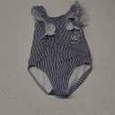 Gymboree Girls and Toddler One Piece Swimsuit (5T, Eyelet Stripes)