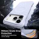 for iPhone 17 Pro Case, Compatible with MagSafe, Screen Protector +[Integrated Silicone Camera Control Button], Shockproof Protective Magnetic Case for iPhone 17 Pro 6.3", Light Purple