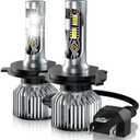 TXBILMOO Compatible for 2007 2008 2009 2010 2011 2012 2013 2014 Honda CR-V Headlight Bulbs, 9003 High Low Beam Halogen Replacement with Cooling Fan, 24000LM, Plug and Play