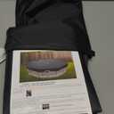 14 Ft Trampoline Cover 8-16 Ft Trampoline Winter Cover, Easy to Install Trampoline Protective Cover, Waterproof Trampoline Covers, Anti-UV, Snow, Dust-Proof Trampoline Weather Cover Blue (Black)