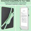 Fotbor 3 Pack Ergonomic Hand Strap for Kindle & Tablets - Lying Reading Essential - Non-Slip Anti-Fall Lightweight Grip Strap, Fits 4.7-8" Kindle/e-Readers/Phones & Tablets (Matcha)