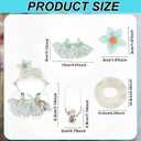 6 x Doll Clothes Set, Kawaii Outfits for 17cm Plush Dolls Accessories Supplies Summer Dress Fashion Cute Skirt Clothing with Straw Hat Water Bottle for Display & Collectors