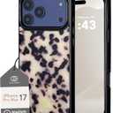 COCOMII Rectangle Case for iPhone 17 Pro Max, Compatible with MagSafe, Ivory Tortoiseshell