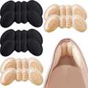 2 x 4 Pairs Heel Pads for Shoes, That are Too Big Heel Grips for Women Men,Heel Inserts for Shoes Anti-Wear Pads for High Heels,Heel Cushion Inserts Prevent Slipping, Rubbing, Blisters, Heels Pain