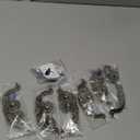 6PCS Antique Bronze Drop Bail Pulls,Vintage Carved Cabinet Pulls Handles,5.0" Hole Centers Retro Drawer Knobs,Texture on Handle for Drawer Dresser Closet with Screws (Large 5" Hole Centers)